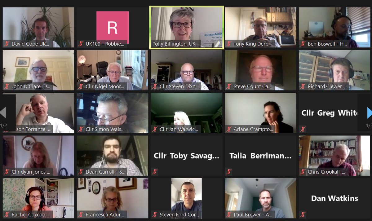 UK100_'s tweet photo. Today we proudly hosted the first #CountrysideClimateNetwork roundtable, chaired by Cllr @SteveCount of @CambsCC.

We look forward to providing a voice for rural communities in Westminster and ensuring they have the rescources needed to tackle the #ClimateEmergency. https://t.co/9qqLgcrz4M
