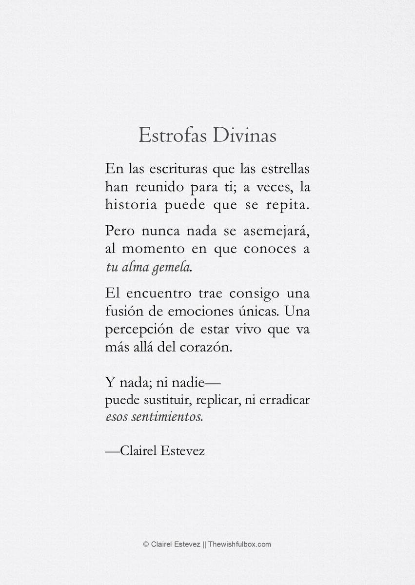 ⊱♡⊰ Estrofas Divinas ⊱♡⊰ 
Instagram: instagram.com/clairelestevez/

#poesías #poemas #frases #literatura #libros