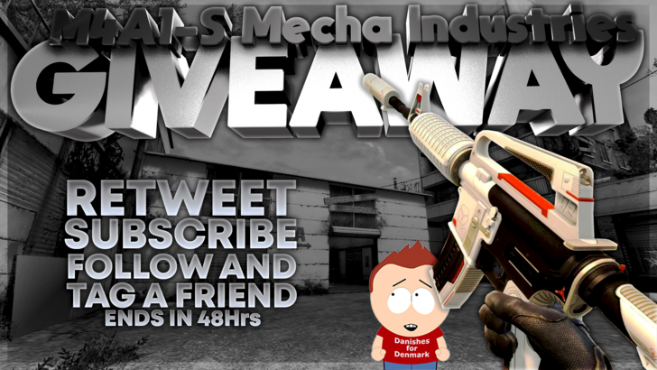 Nude_Coder's tweet photo. 🔥 M4A1-S | Mecha Industries FT Giveaway (~$12) 🔥

✅Follow me @CSGOBetReview
✅Retweet
✅Sub here: https://t.co/Om1z403JCt (SHOW PROOF)
✅Tag a friend

⏱️End in 2 days (48 hours)⏱️ https://t.co/j9oMTncED8