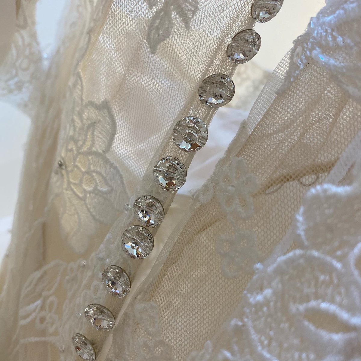 Fine new lace and beadwork detail from June Peony Bridal Collection! 😇#detailsmatter #laceweddingdress #fashioninspiration #laceweddingdress <a href="/JunePeonyBridal/">June Peony Bridal</a> junepeonybridal.co.uk