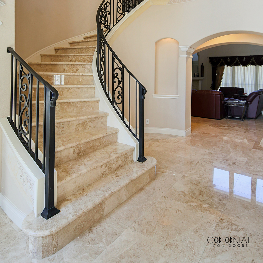 ColonialDoors's tweet image. At Colonial Iron Door, you can choose from very ornate hand-forged railings and decorative gates to more modern design railings.

For more information call (210) 524-1062.

ecs.page.link/hkZj
#ColonialIronDoors #CustomIronWork #WroughtIronRailing #WroughtIronGate