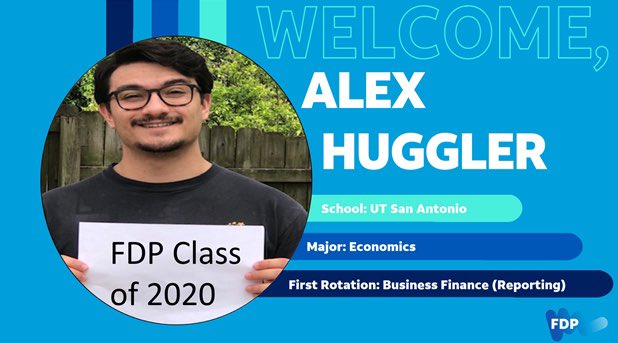 Finance_FDP's tweet photo. Welcome to the team, Alex! Weโre glad you chose the FDP ๐. #LifeatAtt #AttFdp #Classof2020 #FutureFinanceLeader https://t.co/OERJ6IfGbq