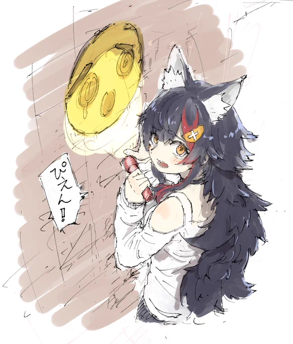 ぴえんお疲れ様でした。  #みおーん絵 