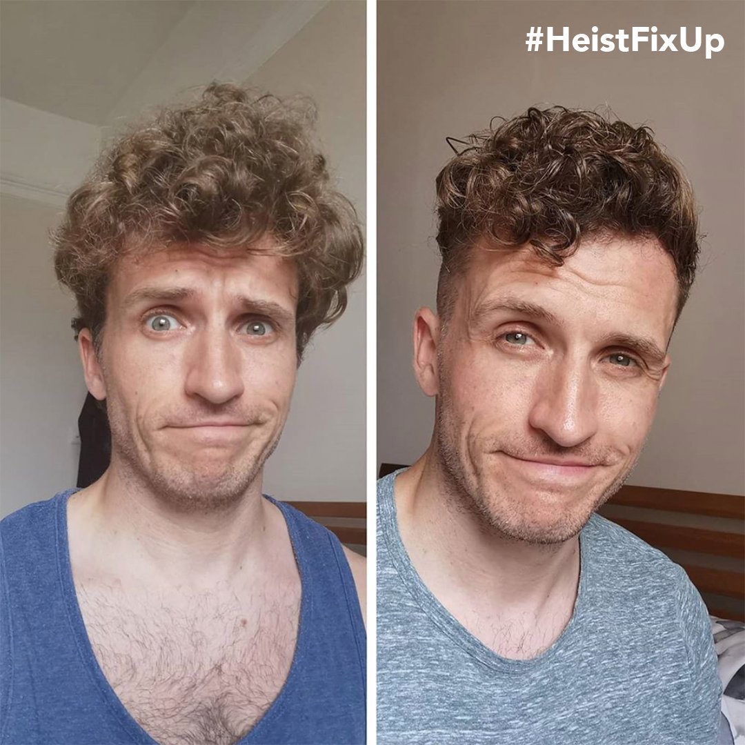 heistoflondon's tweet photo. Shout out to @headshighbrixton for sorting that post-lockdown mop for @parrd02 🙌 #HeistFixUp https://t.co/pPqEo6R2nT