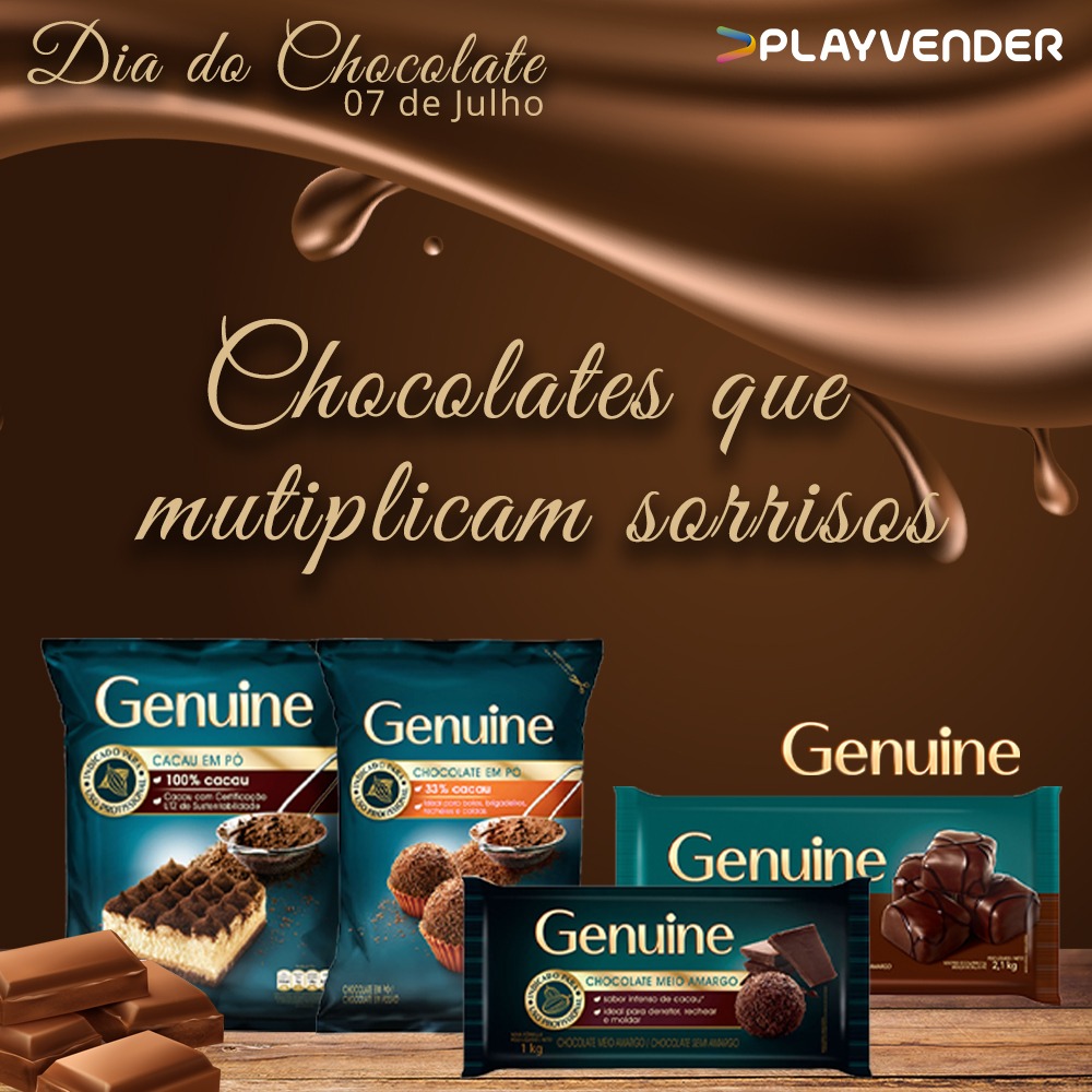 playvender_dist's tweet photo. Hoje é o Dia Mundial do Chocolate!

Então o que não pode faltar hoje na sua casa e na sua loja você encontra na 𝗣𝗹𝗮𝘆𝘃𝗲𝗻𝗱𝗲𝗿 𝗥𝗝.

Procure nossa equipe de vendas ou acesse 𝘄𝘄𝘄.𝗽𝗹𝗮𝘆𝘃𝗲𝗻𝗱𝗲𝗿𝘀𝘁𝗼𝗿𝗲.𝗰𝗼𝗺.𝗯𝗿 e faça seu pedido! https://t.co/wqgmlx7Wql