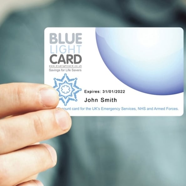 Blue Light Card Nhs / Blue Light Discount The Bold Forester / Gift card