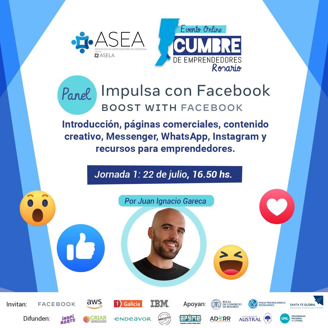 PodesEMPRENDER's tweet photo. Se viene la cumbre de emprendedores de @aseaoficial con una súper agenda 🙌🏻 .

Impulsa con @facebook 👩🏻‍💻.
Obtención de clientes con @ibm 🚀.
Innovación con @amazon 💡.
Mujeres emprendedoras💪🏻.

Para inscribirte ingresar al link 👉🏻https://t.co/KmiOSP74hW

#lavozdelosemprendedores https://t.co/ijKVSaJASP