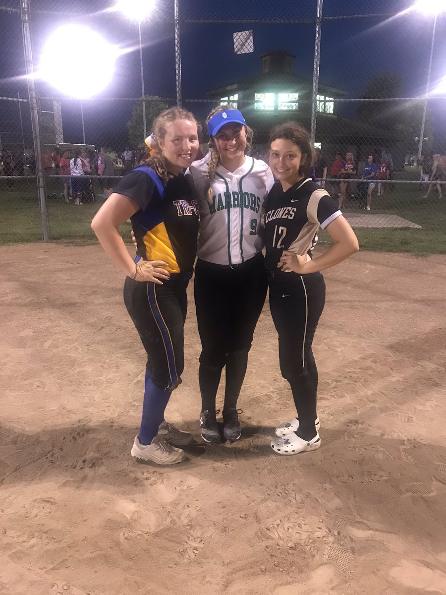 MeganSpainn's tweet photo. They may have been in different uniforms for once this summer, but it was still so much fun watching these girls play in #LOLJOSSeniorNight . (Not pictured Chloe L.) https://t.co/oiidQh9A5Q