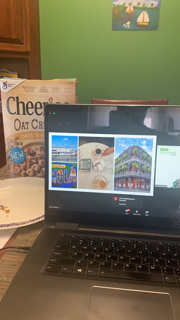 Wish we were in New Orleans but still thankful for the learning that’s about to take place.  #AVL2020