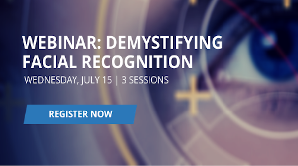 BriefCamVS's tweet photo. Our upcoming #webinar on July 15-16 will offer an overview of #AI driven face recognition and the potential applications for the #videoanalytics capability for protecting #publicsafety.

Register now: https://t.co/yM1aIB3bq8 https://t.co/1Pc2KwfJQl