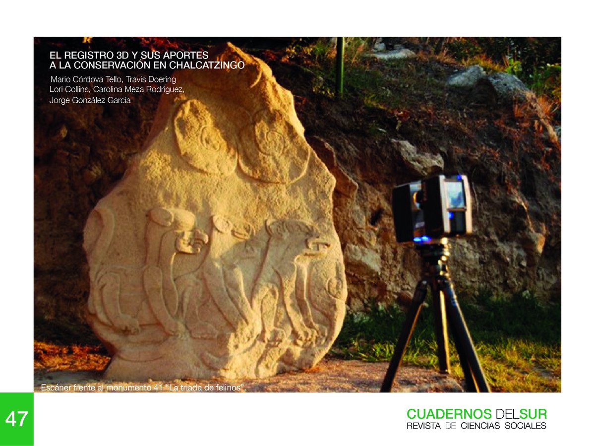 CuadernosdelSur's tweet photo. #CuadernosdelSur47 #HumanidadesDigitales
“El registro 3D y sus aportes a la conservación en Chalcatzingo”, expone la importancia de integrar la tecnología como parte de los proyectos arqueológicos de documentación y conservación del patrimonio.
https://t.co/EQqlWAAykM https://t.co/OMN3GdOD4i