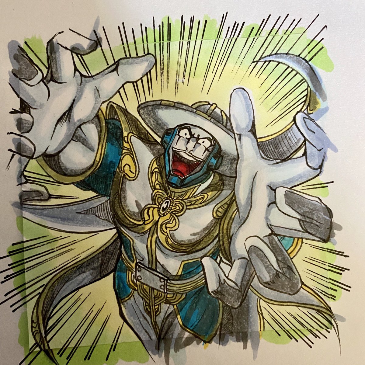 フジダイ Daily Post It Art Challenge S2 キン肉マン サイコマン 目を覚ます お断りします これが夢なら私は永遠に 眠り続けましょう 一日一ポストイット絵 No 241 キン肉マンアニメ化 キン肉マンアニメ化応援 感情を捨て去ったという完璧超人の始祖