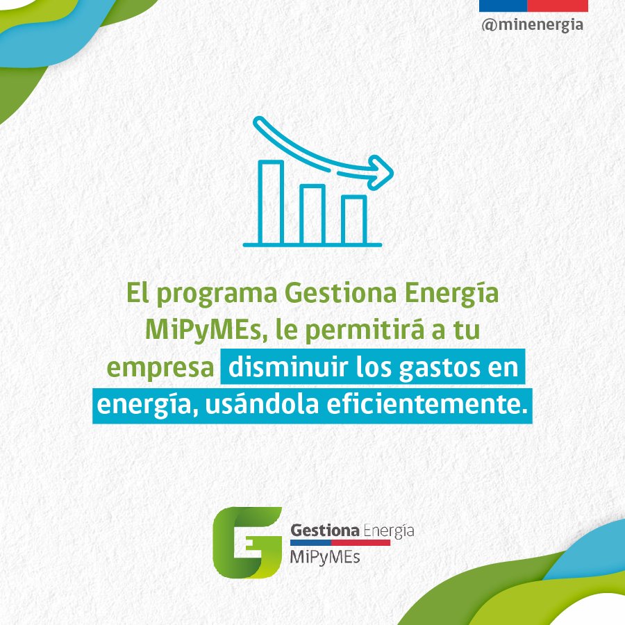 EnergiaOhiggins's tweet photo. ⚡️#OHiggins - 📢Atención mipymes de nuestra región: Te invitamos a participar en el Taller del Programa Gestiona Energía que se realizará el próximo 15 de julio para implementar Eficiencia Energética y Energías Renovables. Inscripciones en 👇🌎♻️💡☀️🌪⚡️https://t.co/Ftvj3trzi6 https://t.co/Nu5sYcCm5r