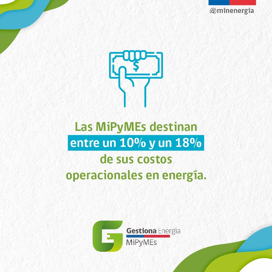 EnergiaOhiggins's tweet photo. ⚡️#OHiggins - 📢Atención mipymes de nuestra región: Te invitamos a participar en el Taller del Programa Gestiona Energía que se realizará el próximo 15 de julio para implementar Eficiencia Energética y Energías Renovables. Inscripciones en 👇🌎♻️💡☀️🌪⚡️https://t.co/Ftvj3trzi6 https://t.co/Nu5sYcCm5r