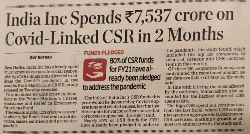 My #friends please let me know .
Do you think #CSR  #funds reaching to the most deserving in #India ?