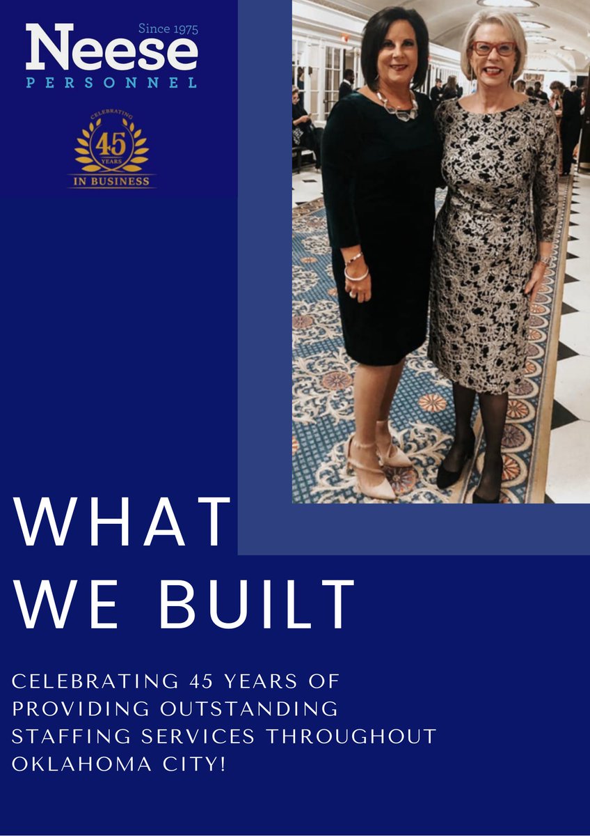workwithneese's tweet photo. 45 years of business is an incredible privilege to celebrate and a great opportunity to reflect on the individuals who have made this possible. The support of our community and businesses like yours are what makes our company successful! #workwithneese #45years #45thanniversary https://t.co/zjsBpmo1sI