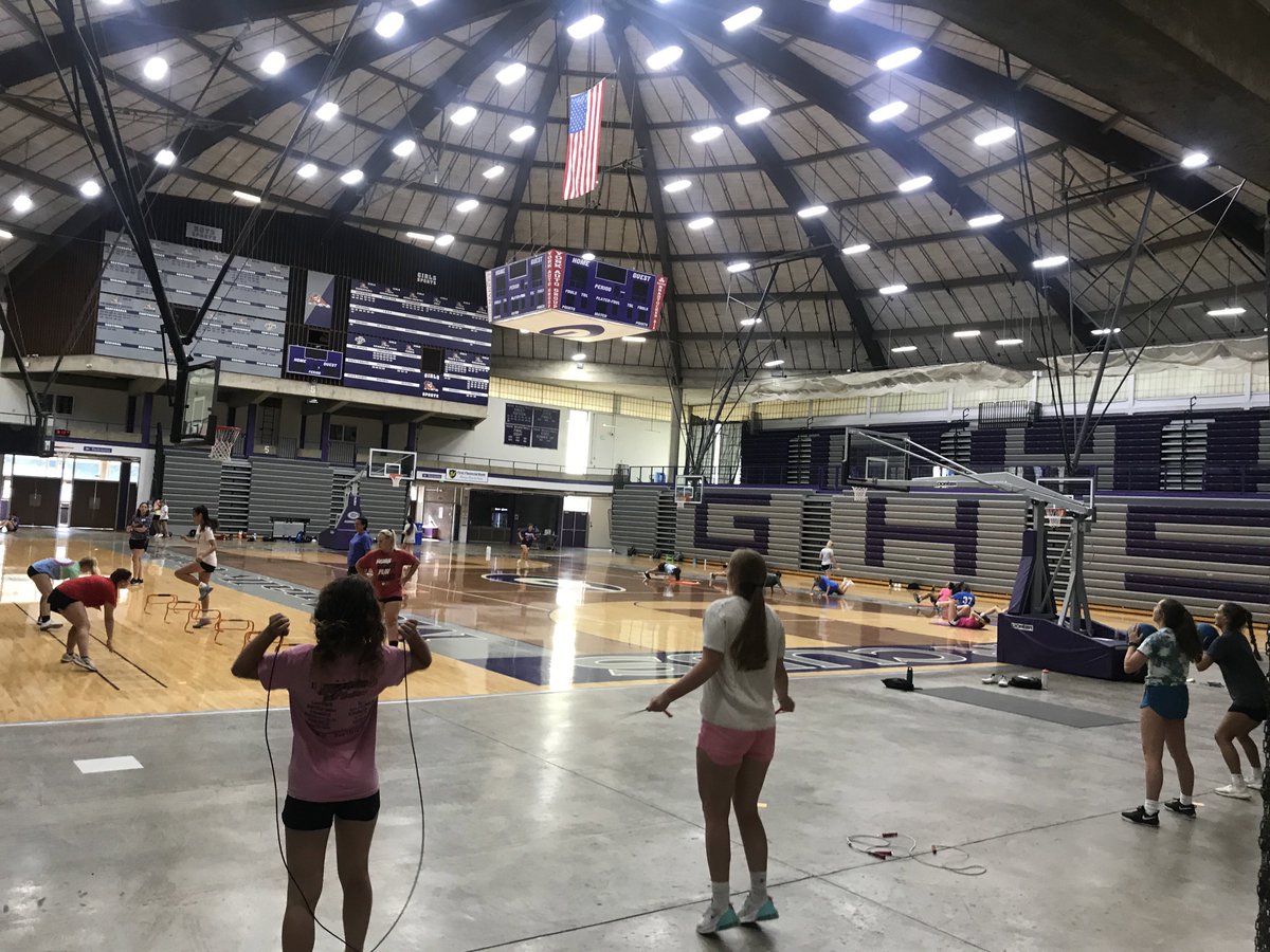 ghs_vb's tweet photo. It feels so good to be together &amp; there’s no better place than McAnally Arena💜🤍💜 GBB and VB conditioning together! @GHSPurplePride @GHSTigerCubs #workingsmarter #tigercubpride https://t.co/DWbk3ksTyL