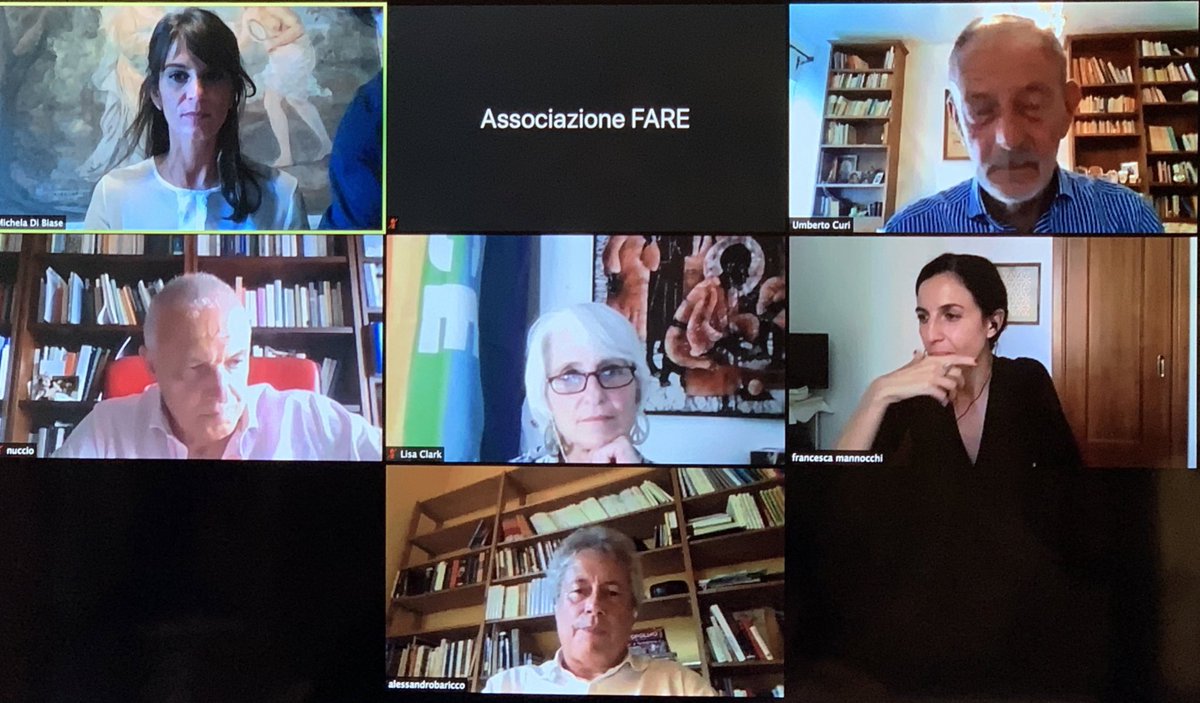 fare_2020's tweet photo. RADICALE. Ne parliamo a FARE insieme a @bariccoale, #LisaClark, #UmbertoCuri, @mannocchia e @utilitainutile. Introduce @MichelaDiBiase1. https://t.co/W2FObABGVn