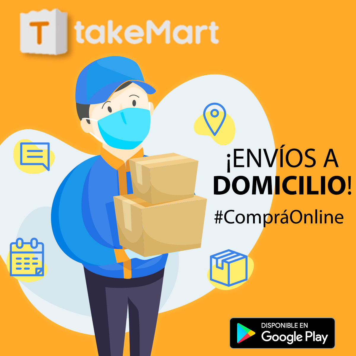 TMartapp's tweet photo. #TakeMart
Realizamos envíos a domicilio 
👉Somos tu supermercado 100% ONLINE  📲 
Descarga nuestra APP disponible en GOOGLE PLAY 
.
.
.
#supermercado #delivery #app #preciosmayoristas #envíosadomicilio #cordoba #compraonline https://t.co/iYgDjhuHLZ
