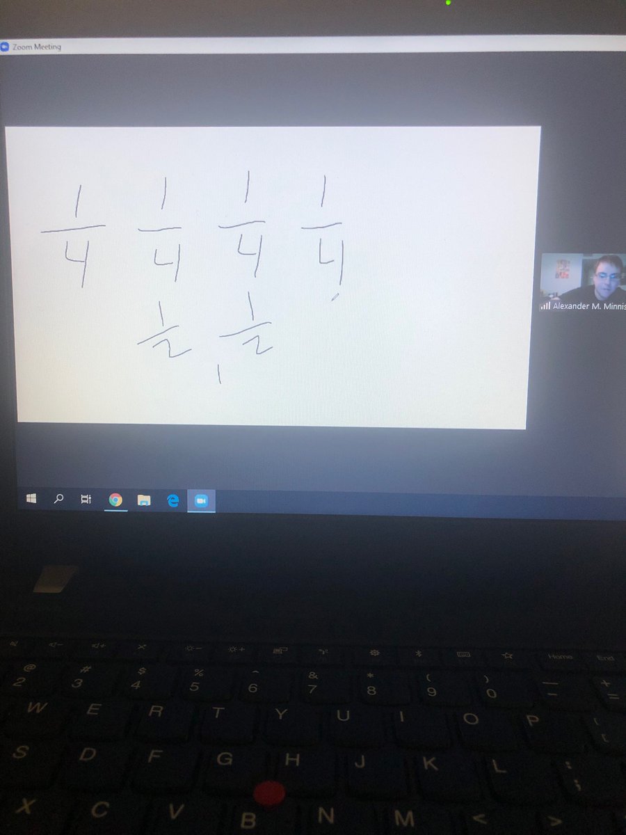 BrittneyDobson2's tweet photo. Sat in and watched an awesome math lesson by Mr. Minnis making wholes and using Canvas to get to their math game for today on factors. #VirtualBelAirSummer2020 https://t.co/sy4V7NpeRP