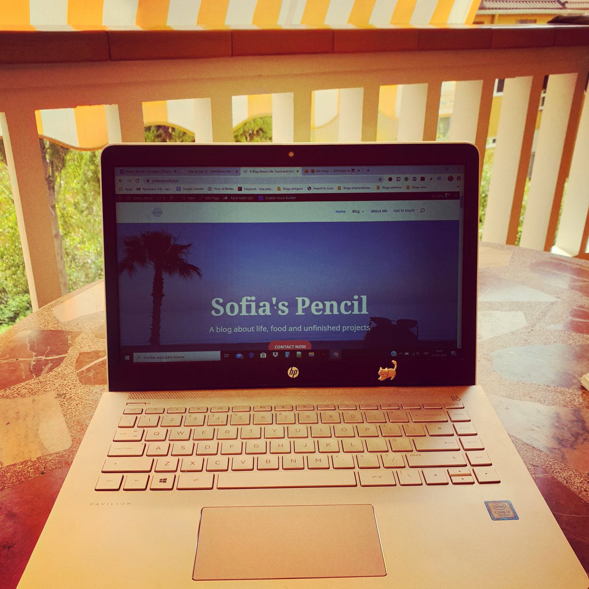 Sofias_pencil's tweet image. It's a bit too hot to be working (30° 🥵) but it's time to write an amazing post!  (We shall see what comes out of this haha) 
.
.
.
#blogtribe #lifestyleblogger #lifestyleblogging #ukbloggers #Spain #holidaysinspain #Malaga #toowarm