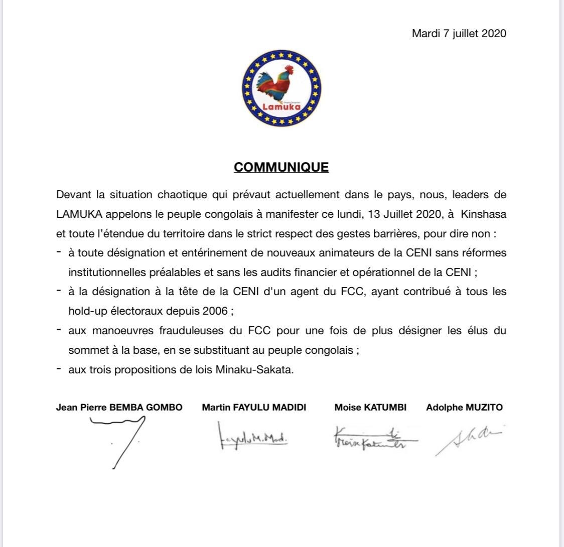 Martin Fayulu tweet media