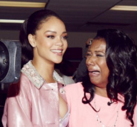Rihanna is the commission and I am the woman on the right