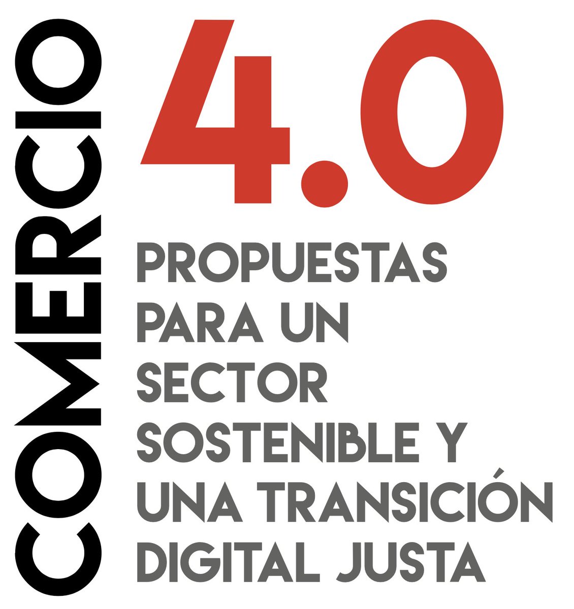 🔴 HOY | A las 10:30h. presentamos: 

📌 #Comercio 4.0 | 40 propuestas para un sector sostenible y la transición digital justa.

Con @ChemaMartinez63, Ángeles Rodríguez y Manuel Sánchez.

🖥 En directo en Youtube CCOO Servicios
📲 Envía tus preguntas por Whatsapp al 683, 650 544