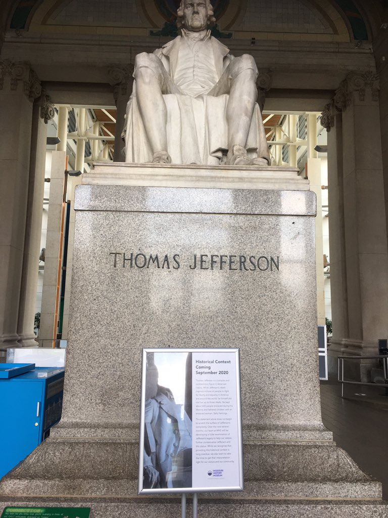 TheGeneral_2030's tweet photo. #StLouisprotest #StlCity #TuesdayMorning #BlackLivesMatter TF is this still doing up in a unguarded free to enter museum that closes at 5pm. https://t.co/EidZ2ZzBKn