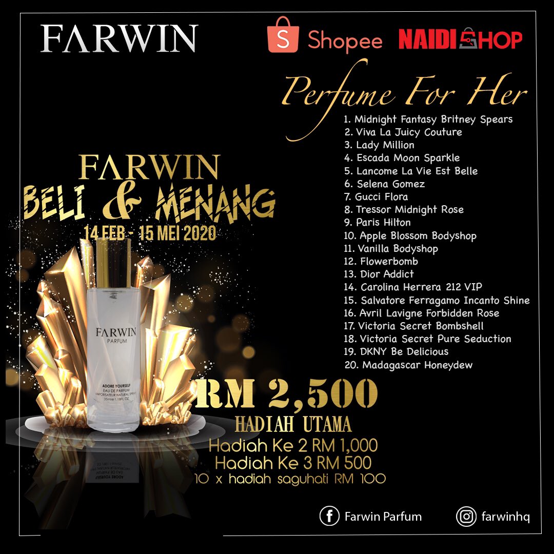 farwinhq's tweet photo. Nak menang rm2500? Meh join peraduan  Farwin Beli &amp; Menang.  Whatsapp https://t.co/GXJL24aEYY https://t.co/4qFZCFrJfh