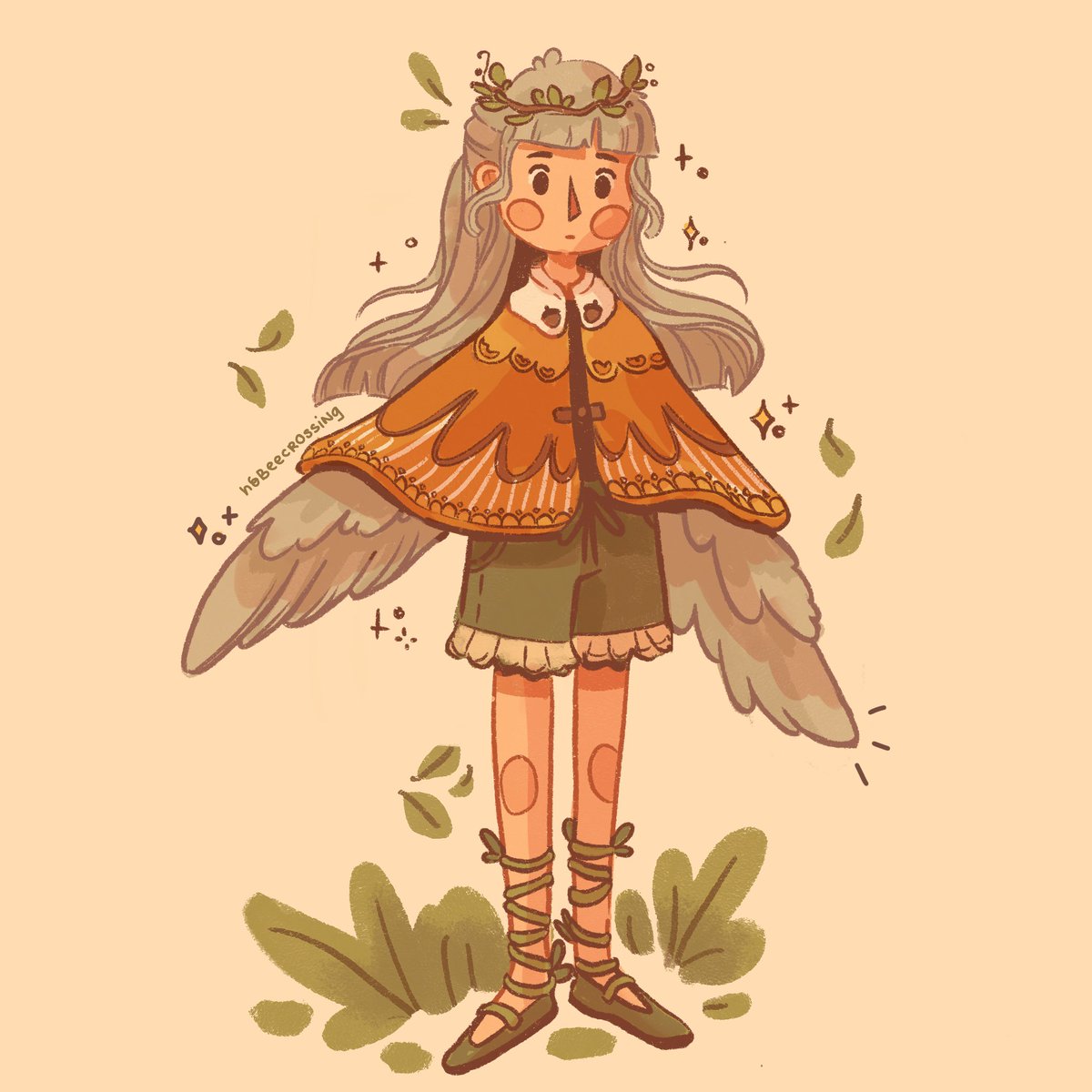 Ingrid Meet Robin The Avian Spirit Of The Forest I Created Her For My Dtiys Challenge On Ig Feel Free To Draw Her In Your Own Style
