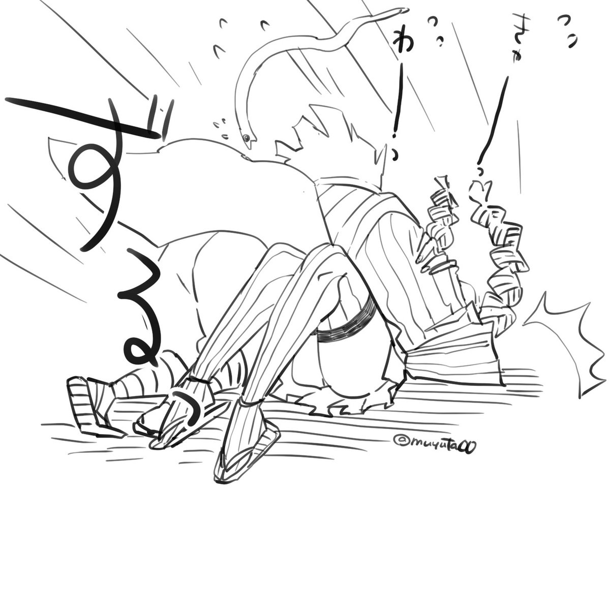 GO!GO!オバナイ。
※派手にすべって押し倒しただけ。 
