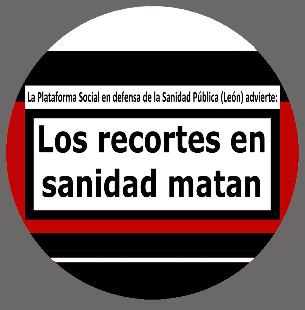 LSanidadPublica's tweet photo. Somos una Plataforma social creada para denunciar, movilizarnos y dar alternativas a la destrucción del sistema Público de Salud Universal en el Estado Español

Contra los recortes y la privatización de la #SanidadPublica  @Sanidad_Bierzo @Sanidad_Orbigo @PlatSaniAstorga #leonesp https://t.co/zL0COtKH6L