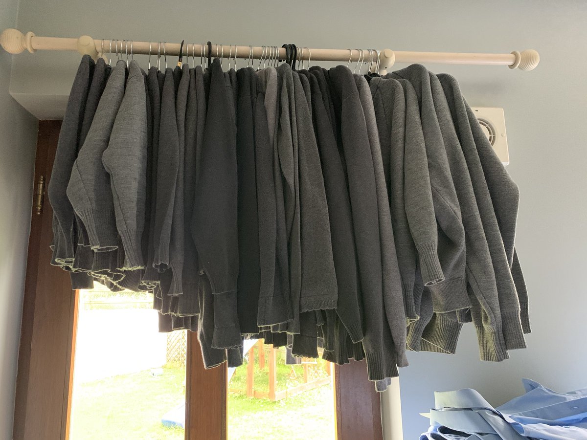 Second update on <a href="/StAnnesDerry/">St Anne's Primary School Derry</a> uniform shop that’s been coming along nicely, plenty of cardigans and jumpers in an array of age groups