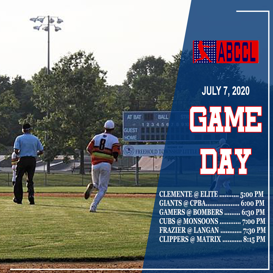 ABCCL_NJ's tweet photo. Opening day is here!!! Check out today's schedule. The @ABCCL_Clippers @ABCCL_Matrix will be broadcasted live on our youtube channel ABCCL_NJ at 8:15. https://t.co/DLHWIuRWKe