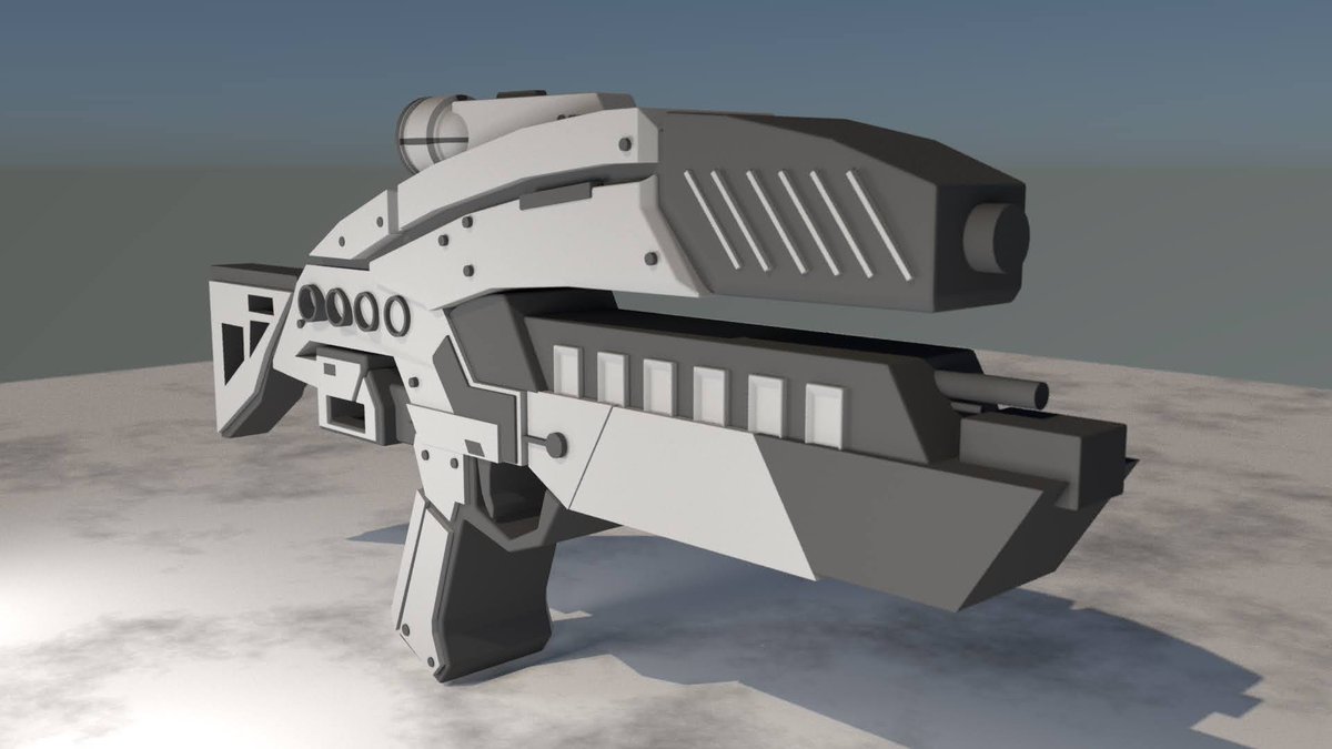ZaoArts's tweet photo. 3D model of a Sci-Fi Gun in Autodesk Maya 2020. #3DModel #arts #MAYA #ZaoArts #3DModel https://t.co/sukoPtMi1I
