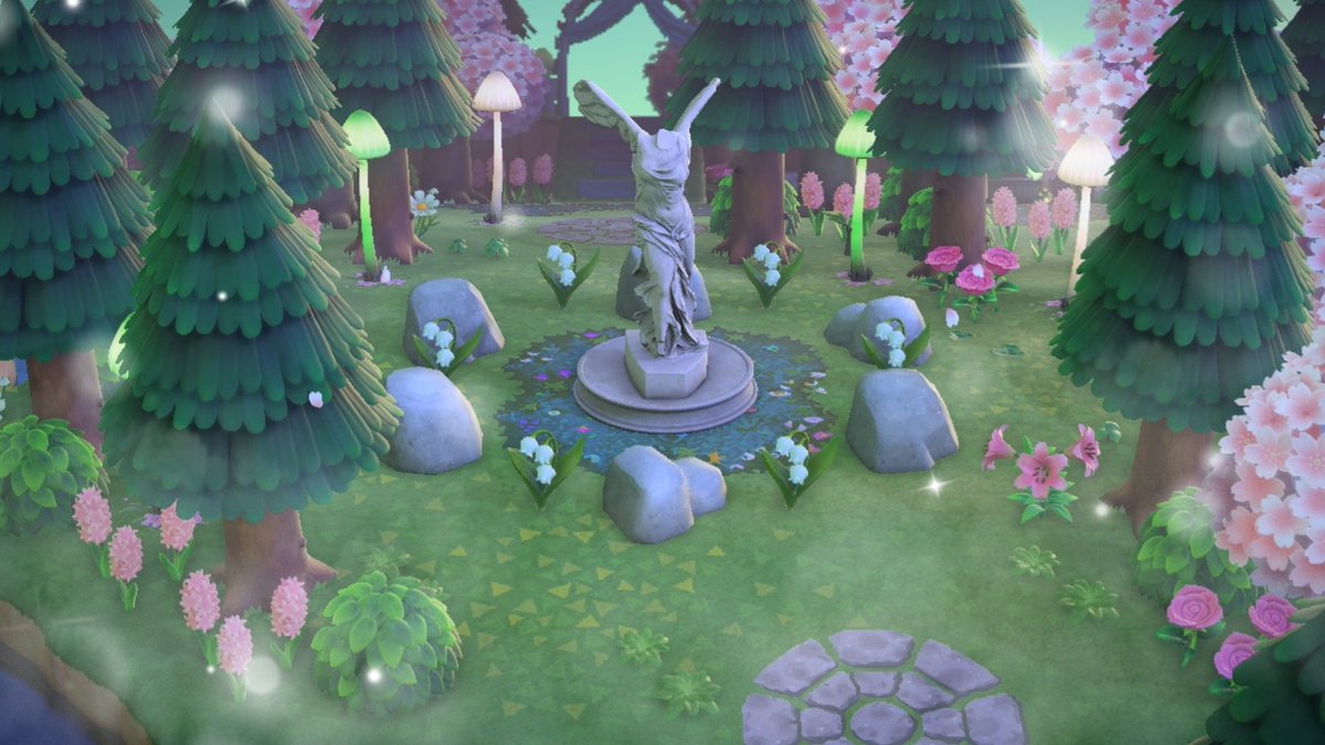 blossomyfairy's tweet photo. After hours of work.. tears.. and sweat- could i finally say; I have a stone circle on my island 😭

#acnh #AnimalCrossingNewHorizons #fairycore #cottagecore #stonecircle https://t.co/fgiEiq7ZcO