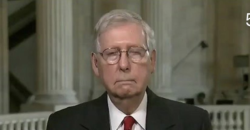 What is the technical term for the face Mitch McConnell is making?