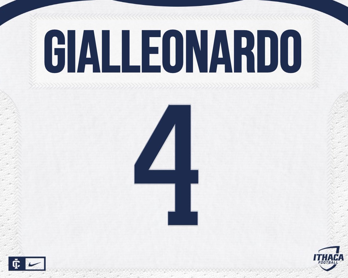KGialleonardo's tweet photo. Thank you @Sean_Reeder and Ithaca Football for the edit. Had a great time being a part of your junior day! https://t.co/wzYc86XZLM