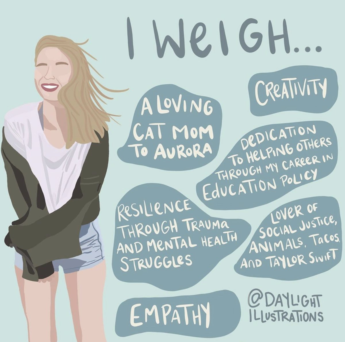 DanceInRecovery's tweet photo. I weigh the knowledge I am more than a dancer. I am me. I am enough 💖Image-@daylightillustrations
#mentalhealthmatters #eatingdisorderrecovery #edrecoverywarrior #youarenotalone #selfcare #eatingdisorderprevention #dancerlife #ed #mindfulnesspractice #healthydancer #recovery https://t.co/lsL2YHTtHL
