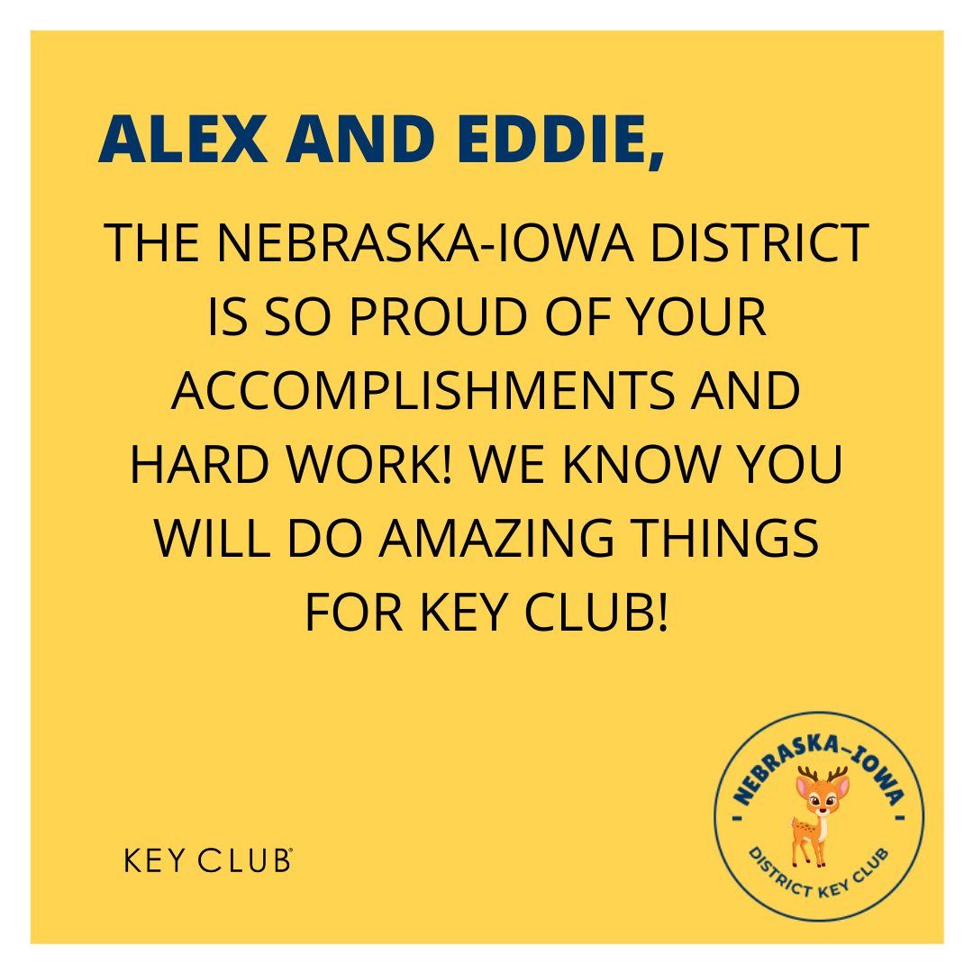 Nebraska-Iowa Key Club tweet media