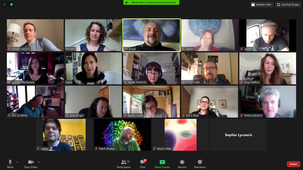 _ASCUS's tweet photo. This morning, we had a fantastic meeting with our valued #ASCUSLab advisory board and some of our #artist and #Scientist community.
We are lucky to have these great minds to explore how our organisation can readjust to this brave new world. Watch this space. https://t.co/ET3PmR2uaw