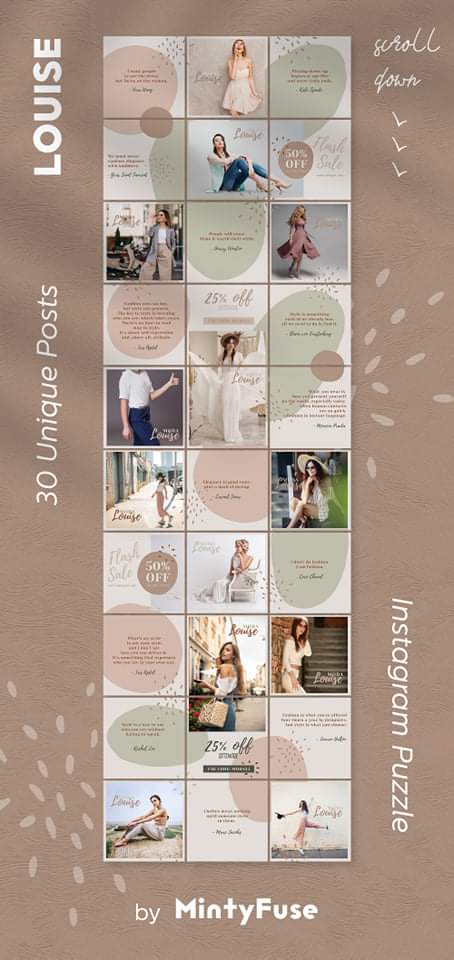RnnlSng's tweet photo. Create an eye-catching Instagram feed!
Fully Editable Canva and Photoshop
Instagram puzzle feed ➡️ https://t.co/p9frUM0sJF https://t.co/0eSFtvG2AC