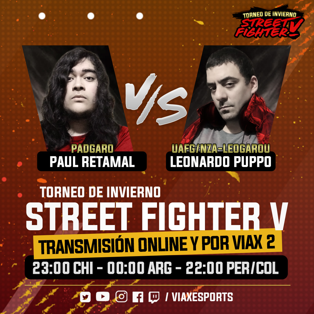 viaxesports's tweet photo. Hoy comienza el Torneo de Invierno #StreetFighterV 🤜💥🤛 Se enfrentarán:
#Alfasicario V/S #NFMSMorozin
@Padgar0 V/S #LeoGarou
@PHD_DeZz V/S #BTRicardo
EN VIVO por #VIAX2 y nuestras redes sociales ⚡ @ManuAlcaino @Icatasalazaro @DavidGuerrero_A @CapcomFighters @StreetFighter https://t.co/vsqOO81u5s