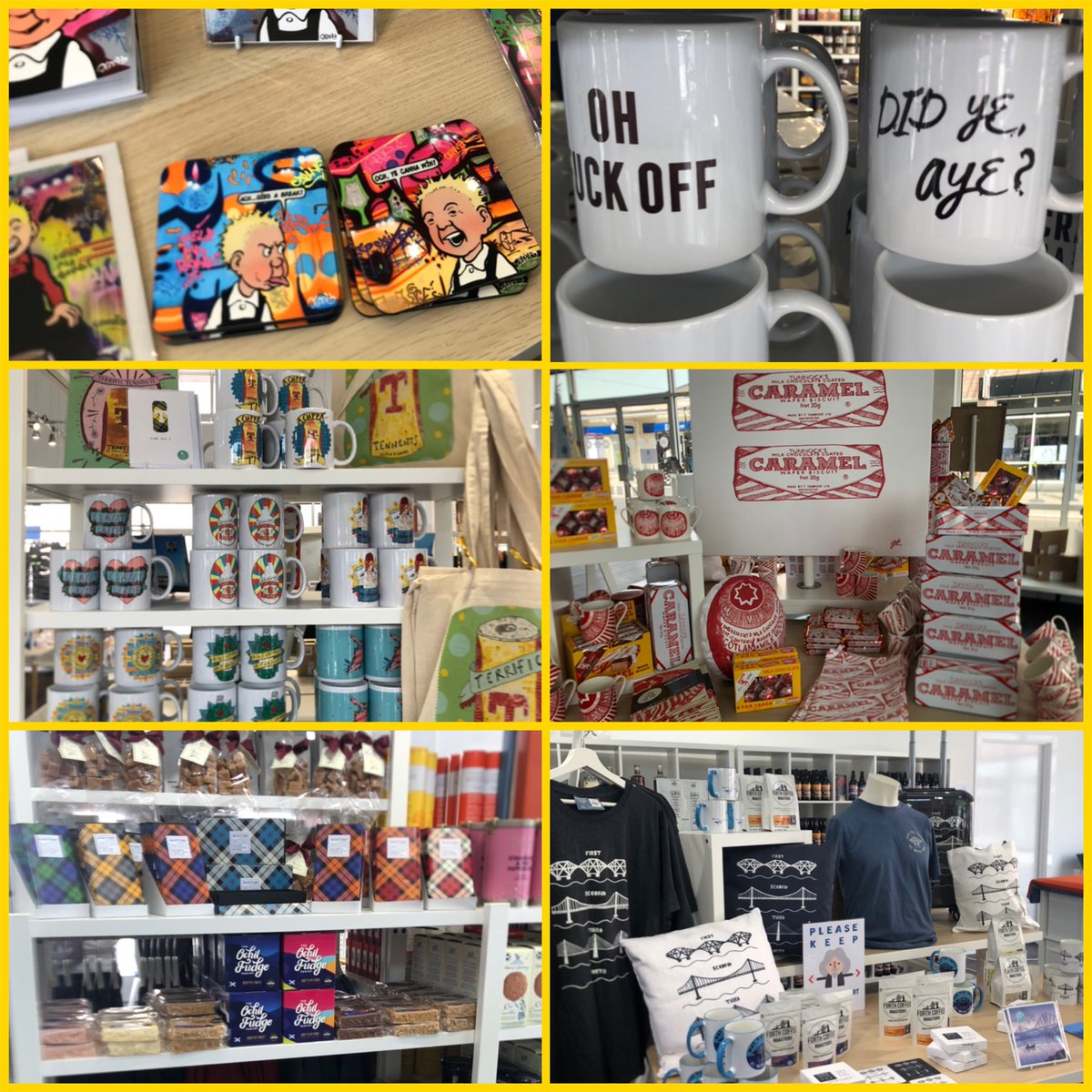 LouisaJRae's tweet photo. Had a great time visiting the brand new @BornScotland store at Sterling Mills today
Amazing products &amp; literally the best Covid signage I’ve ever seen 😂  

#BornInScotland #sterlingmills #clackmannanshire #scottish #scottishgifts #scottishhumour #scottishproducers #supportlocal https://t.co/EKYUngIPN5