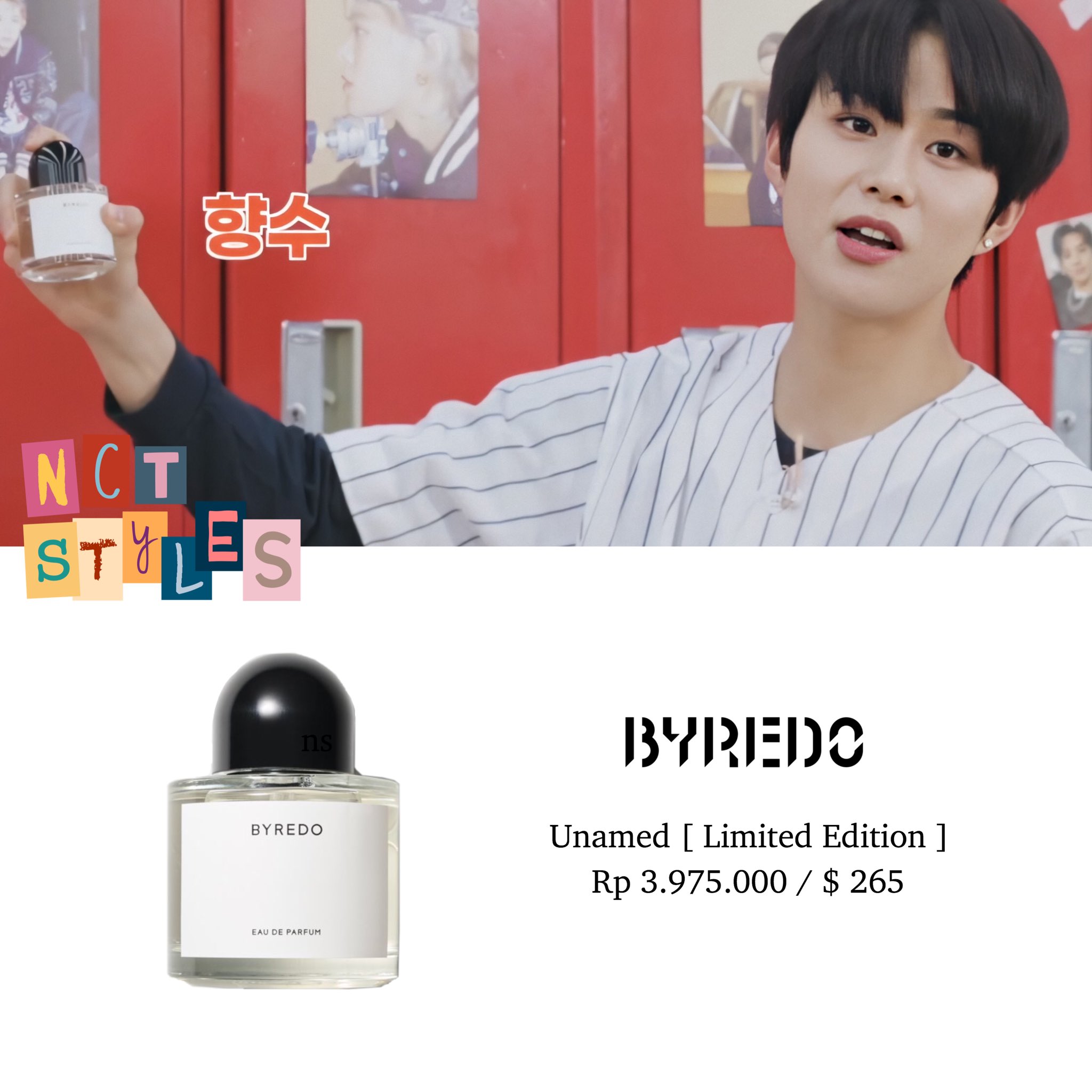 NCT FASHION & STYLE ! on X: “ my real treasure was this perfume