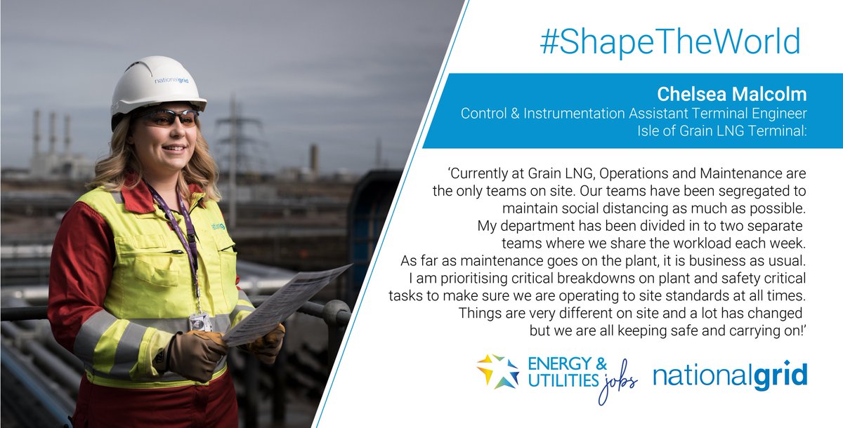 Despite these unprecedented times the sector’s key workers are keeping the essential services of gas, power, water & waste management running. We are celebrating the good things women engineers are doing to #ShapeTheWorld in these uncertain times. #INWED20 #INWEDEUJ