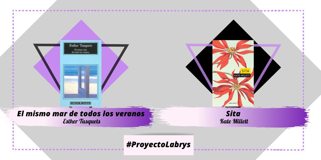 proyectolabrys's tweet photo. Lola Martín, coordinadora del área de formación del Programa #LGTBI de la Comunidad de Madrid, recomienda:

📕 'El mismo mar de todos los veranos', de Esther Tusquets
📗 'Sita', de Kate Millet

#ProyectoLabrys https://t.co/EKg4mchRew