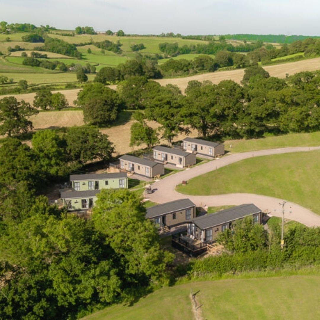Book your post lockdown holiday at Andrewshayes holiday park, set in a beautiful part of the East Devon countryside and within a short drive to many beaches. 
Photo is our Orchard Retreat, luxury holiday homes.