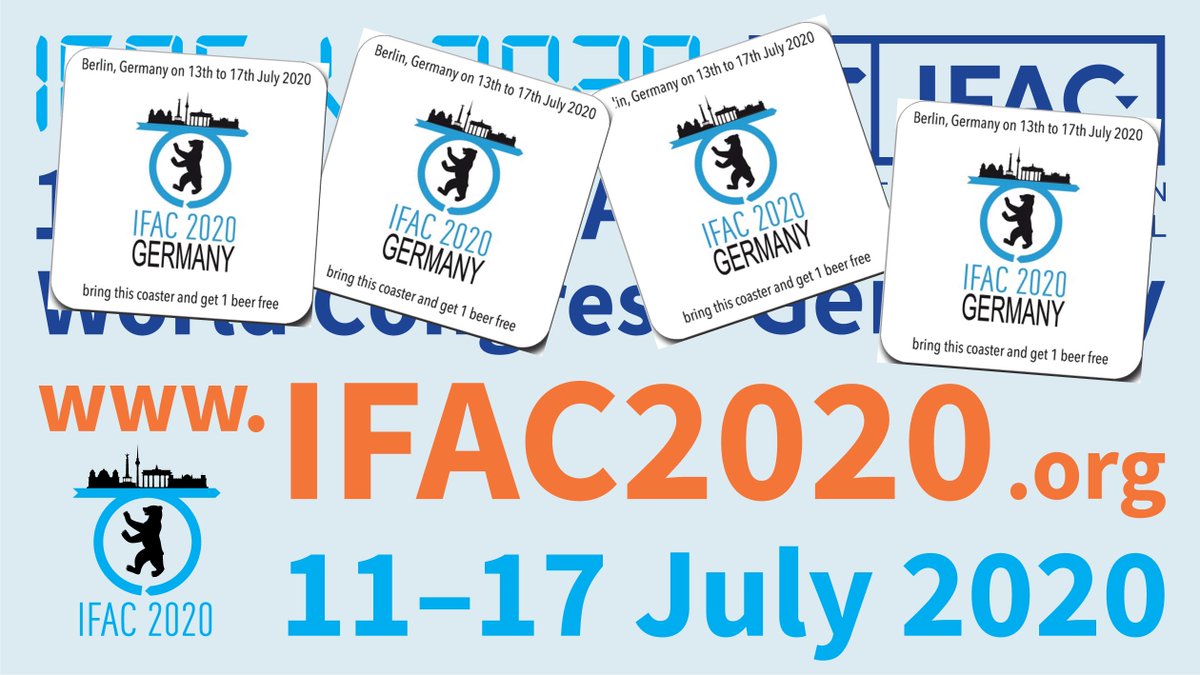 IFAC2020's tweet photo. #IFAC2020 You collected a beer coaster at IFAC World Congress in Toulouse? Make sure to include it in your picture for the photomosaic to raise the chance of winning an attractive prize! See here https://t.co/SsVcq1MHkv for details! https://t.co/adCCMBrOMk